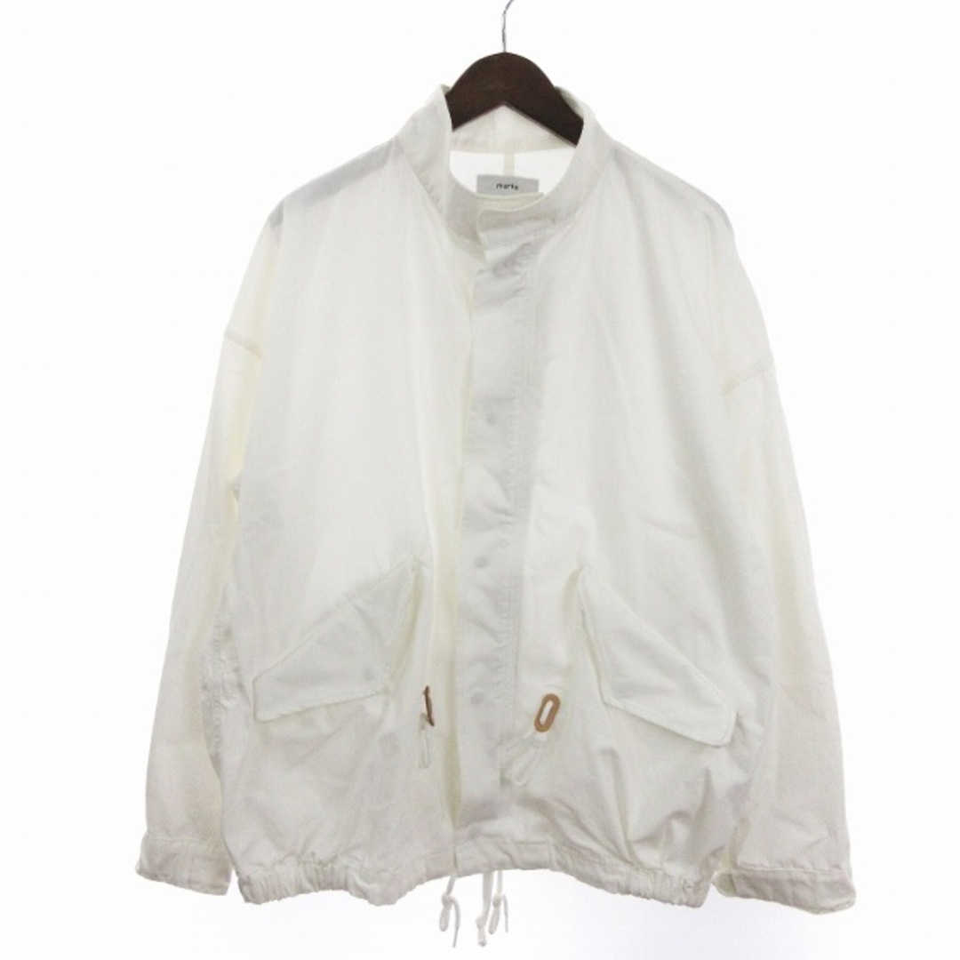 marka(マーカ)のマーカ ORGANIC COTTON WEATHER ショートモッズ 白 1 メンズのジャケット/アウター(ブルゾン)の商品写真