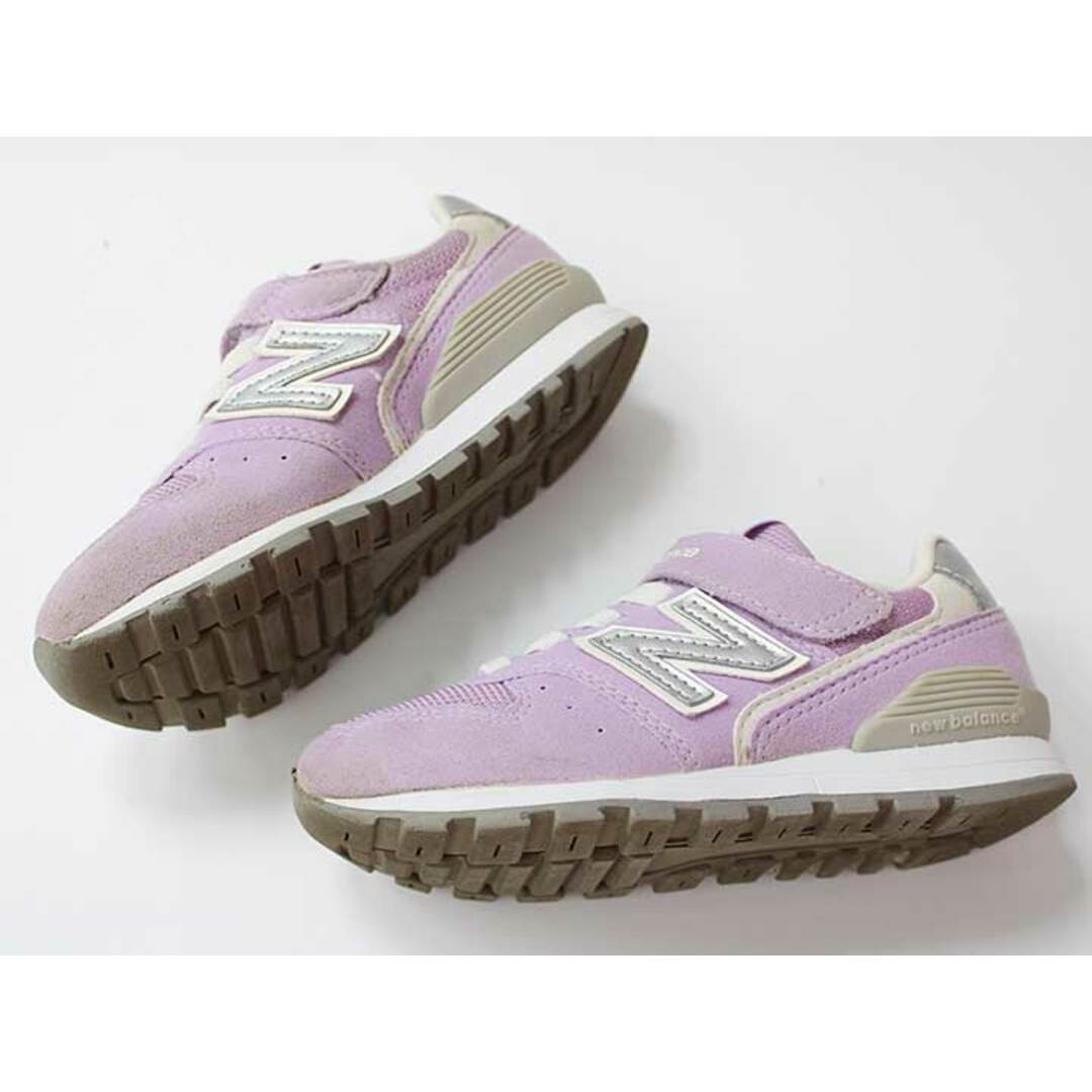 ▼ニューバランス/NB/New Balance▼17cm スニーカー/スポーツシューズ/運動靴 薄紫×白×シルバー 996【中古】子供 キッズ  kids 女の子 春夏秋冬 shoes 121042