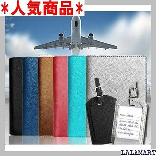 Nixcitron パスポートカバーと荷物タグ パスポ ッ 製 Blue 442(その他)