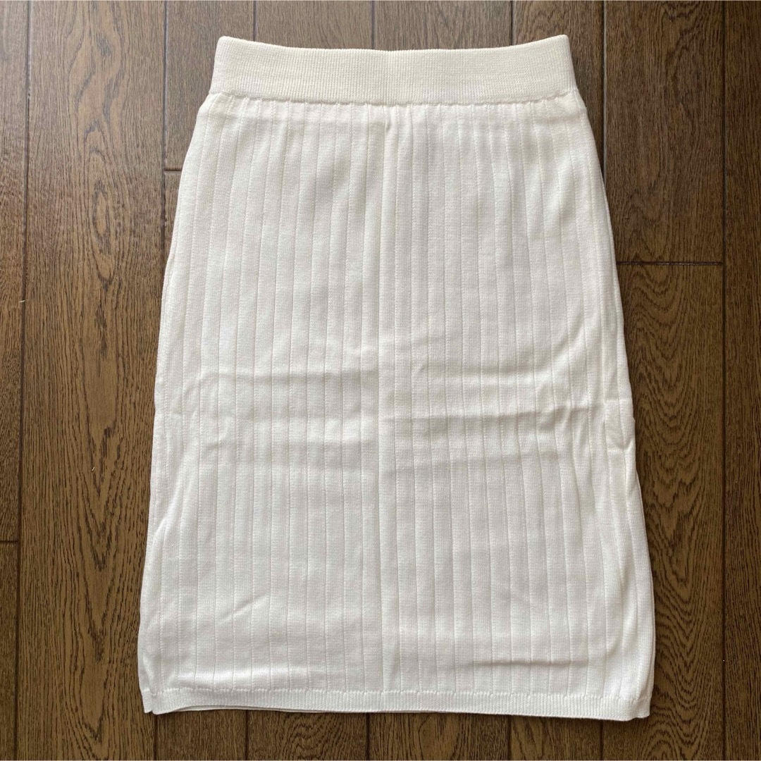 FREE'S MART(フリーズマート)の【Free's Mart】ニットタイトスカート　FREEサイズ レディースのスカート(ひざ丈スカート)の商品写真