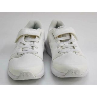 アンダーアーマー(UNDER ARMOUR)の▼アンダーアーマー/UNDER ARMOUR▼17cm スニーカー/スポーツシューズ/運動靴 白 【中古】 子供 キッズ kids 男の子 春夏秋冬 shoes 821042(スニーカー)