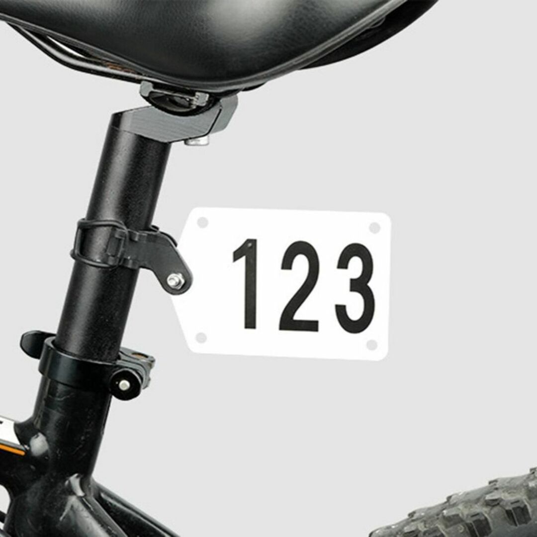 ナンバープレートホルダー ゼッケンプレート　ロード　マウンテン　トライアスロン スポーツ/アウトドアの自転車(その他)の商品写真