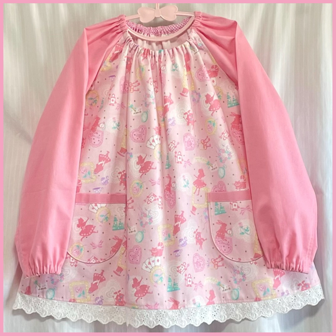 スモック　アリス　プリンセス　120cm キッズ/ベビー/マタニティのキッズ服女の子用(90cm~)(その他)の商品写真