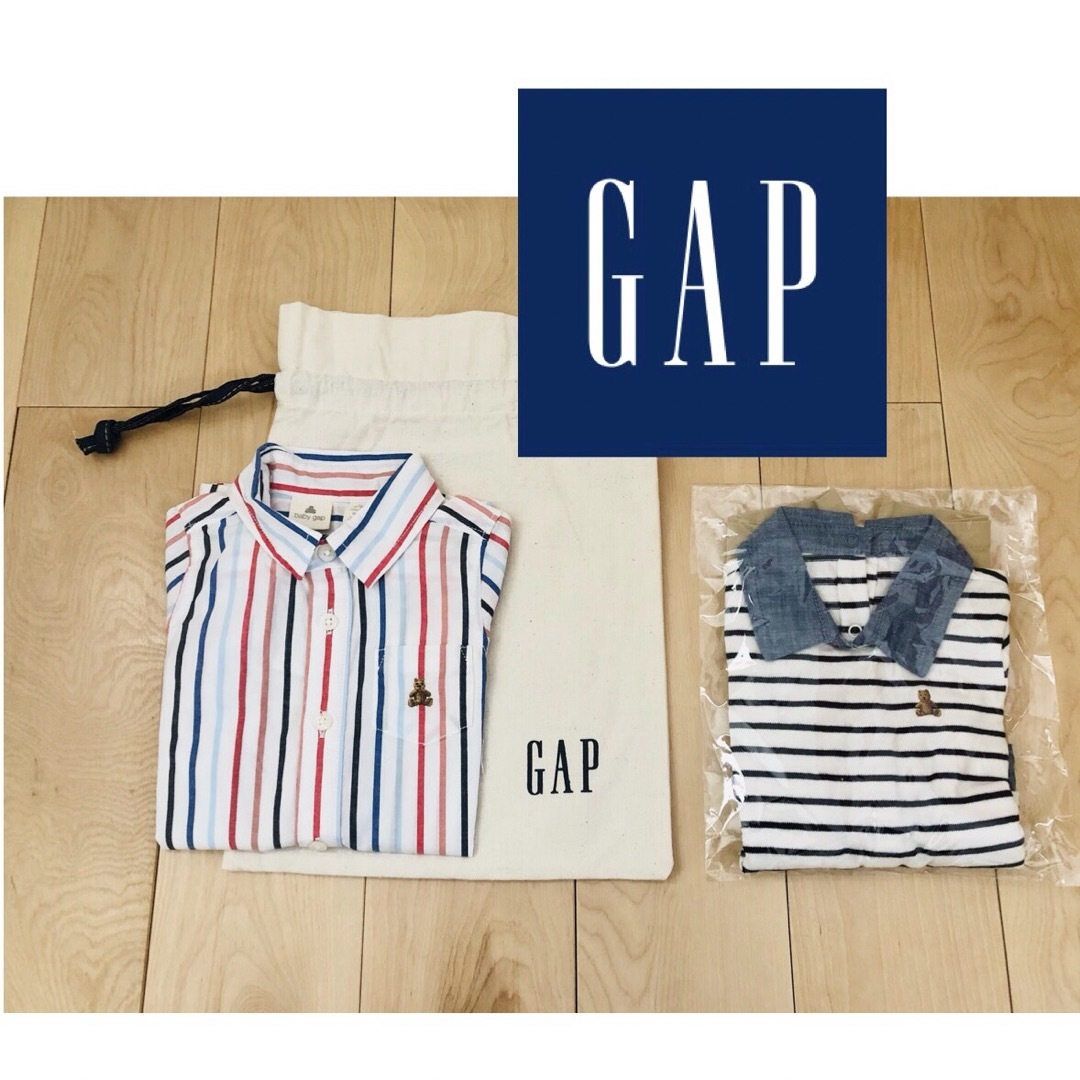 babyGAP(ベビーギャップ)のギャップ　baby gap  ロンパース　ショートオール　半袖　子供服60 キッズ/ベビー/マタニティのベビー服(~85cm)(ロンパース)の商品写真