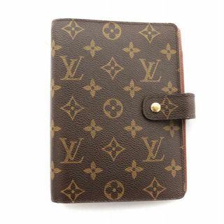 ルイヴィトン(LOUIS VUITTON)のルイヴィトン アジェンダMM 手帳カバー 6穴式 モノグラム 茶 R20105(その他)