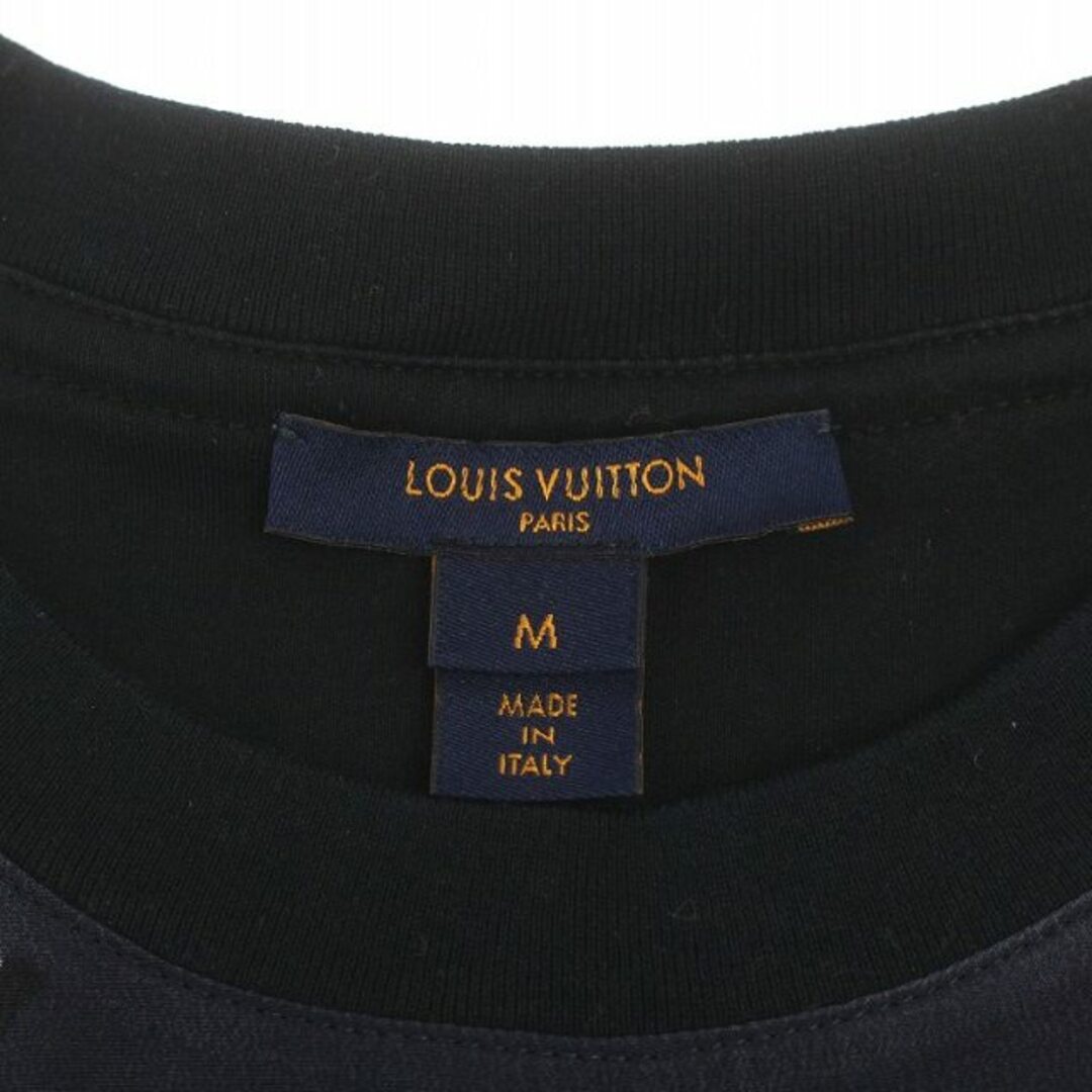 LOUIS VUITTON(ルイヴィトン)のルイヴィトン 21SS Tシャツ カットソー 半袖 モノグラム プリント M 黒 レディースのトップス(Tシャツ(半袖/袖なし))の商品写真