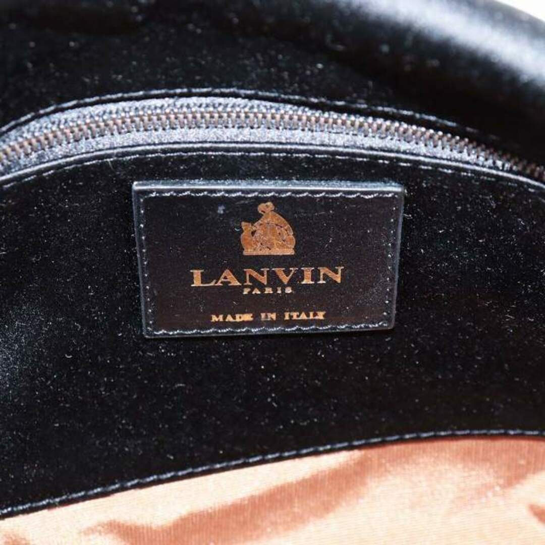 LANVIN(ランバン)のランバン ハンドバッグ ターンロック ビジュー 黒 364-39115-080 レディースのバッグ(ハンドバッグ)の商品写真