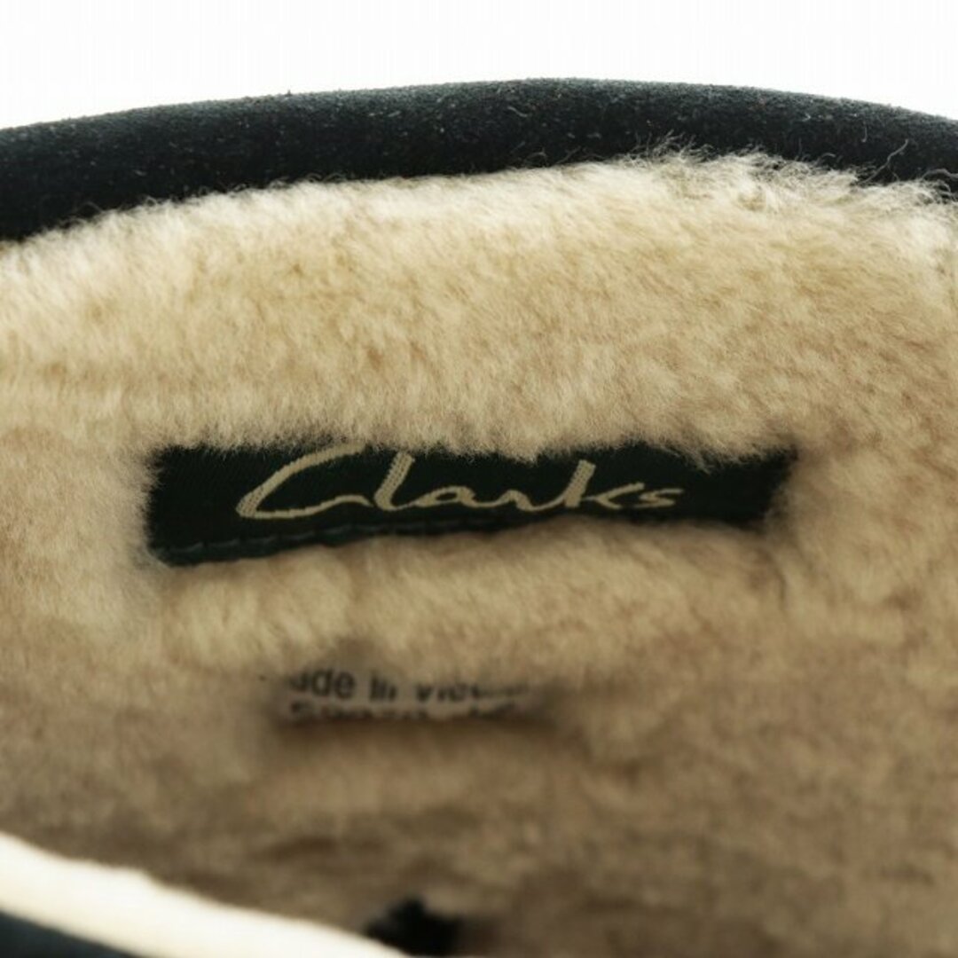 Clarks(クラークス)のクラークス ショートブーツ スエード 刺繍リボン UK5.5 24.5cm 黒 レディースの靴/シューズ(ブーツ)の商品写真