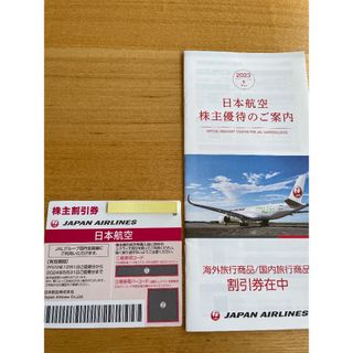 JAL 株主割引券1枚　優待冊子1冊(航空券)