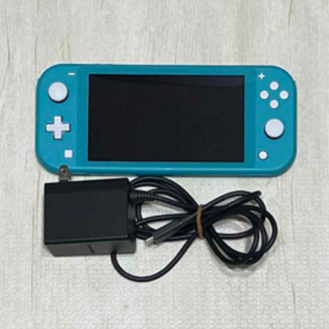 Nintendo Switch(ニンテンドースイッチ)のNintendo Switch Lite ターコイズ【中古】 エンタメ/ホビーのゲームソフト/ゲーム機本体(携帯用ゲーム機本体)の商品写真