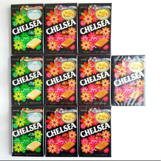 チェルシー(chelsea)の明治　チェルシー　バタースカッチ　7箱　ヨーグルトスカッチ　3箱　チェルシー飴(菓子/デザート)