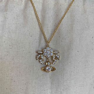 ヴィヴィアンウエストウッド(Vivienne Westwood)のヴィヴィアンウエストウッド　ネックレス　シルバー　K18 金木犀(ネックレス)