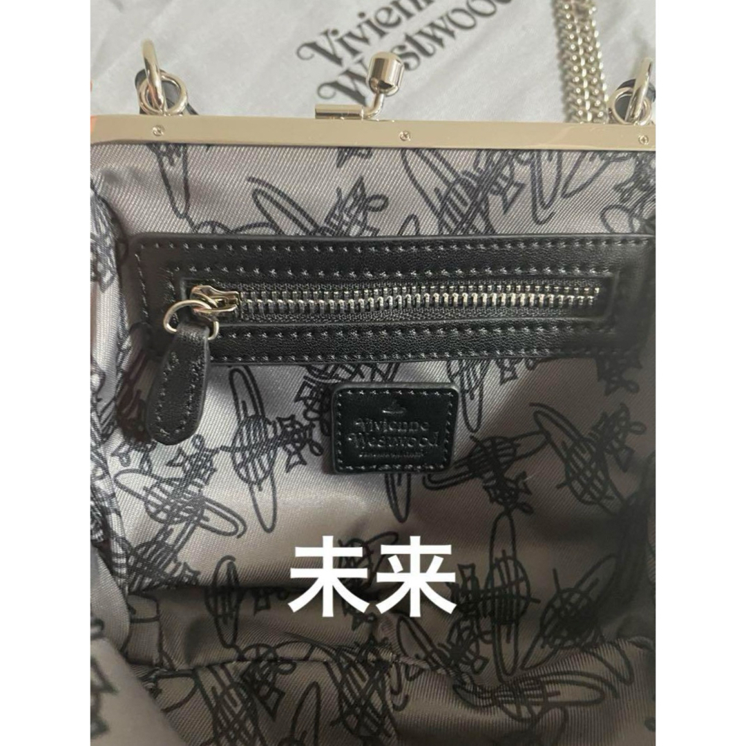 Vivienne Westwood(ヴィヴィアンウエストウッド)のVivienne Westwoodレザー がま口 2wayショルダーバッグ ミニ レディースのバッグ(ショルダーバッグ)の商品写真