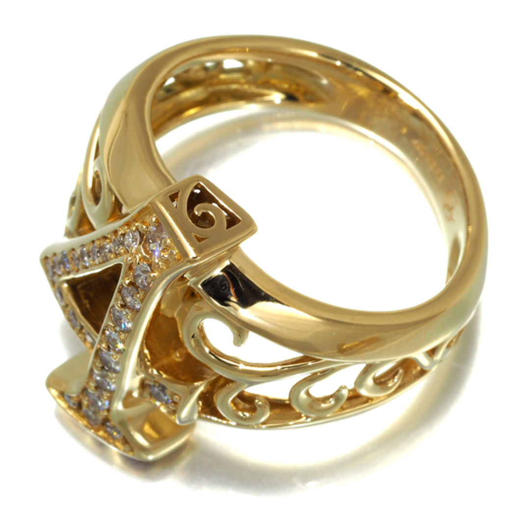 ゆきざき リング ダイヤ ダイヤモンド 0.25ct ノンブル ナンバー No.4 12号 K18YG  レディースのアクセサリー(リング(指輪))の商品写真
