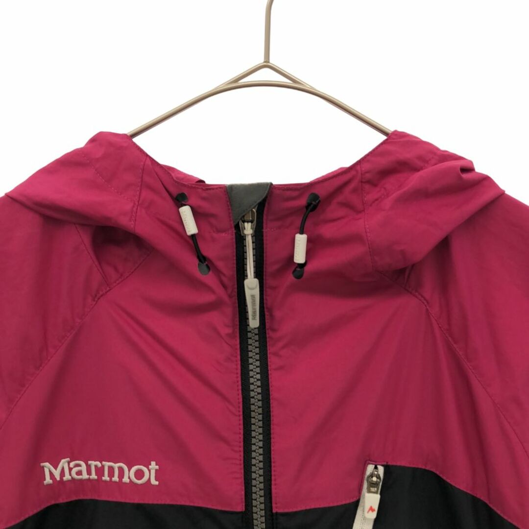 MARMOT(マーモット)のマーモット アウトドア 長袖 ジップパーカー L ブラック×ピンク系 MARMOT メンズ 古着 【240310】 メンズのトップス(パーカー)の商品写真