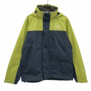 ヘリーハンセン(HELLY HANSEN)のヘリーハンセン 長袖 ナイロンジャケット WM ネイビー×グリーン系 HELLY HANSEN レディース 古着 【240310】(ナイロンジャケット)