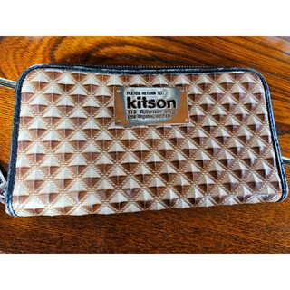 キットソン(KITSON)のkitsonゴールドの長財布(財布)