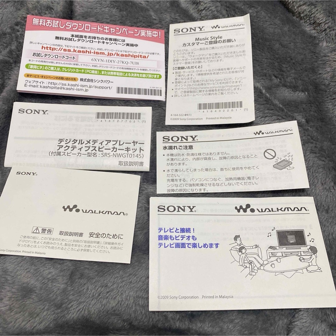 SONY ウォークマン Sシリーズ NW-S744K(V) スマホ/家電/カメラのオーディオ機器(ポータブルプレーヤー)の商品写真