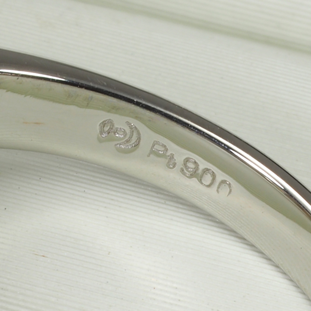 TASAKI(タサキ)のTASAKI タサキ リング パール 真珠 12.5mm ダイヤ ダイヤモンド 0.37ct 19号 Pt900  レディースのアクセサリー(リング(指輪))の商品写真