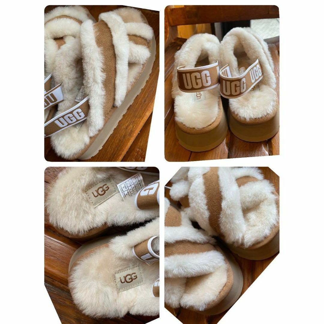 UGG(アグ)の入手困難✨激レア✨超超美品✨25cm✨UGG✨DISCO CROSS SLIDE レディースの靴/シューズ(サンダル)の商品写真