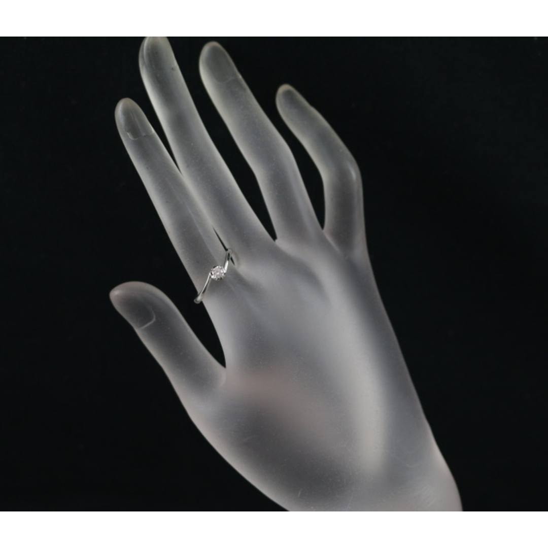 Vendome Aoyama(ヴァンドームアオヤマ)のヴァンドーム リング ダイヤ ダイヤモンド 0.15ct 一粒 12号 Pt950  レディースのアクセサリー(リング(指輪))の商品写真