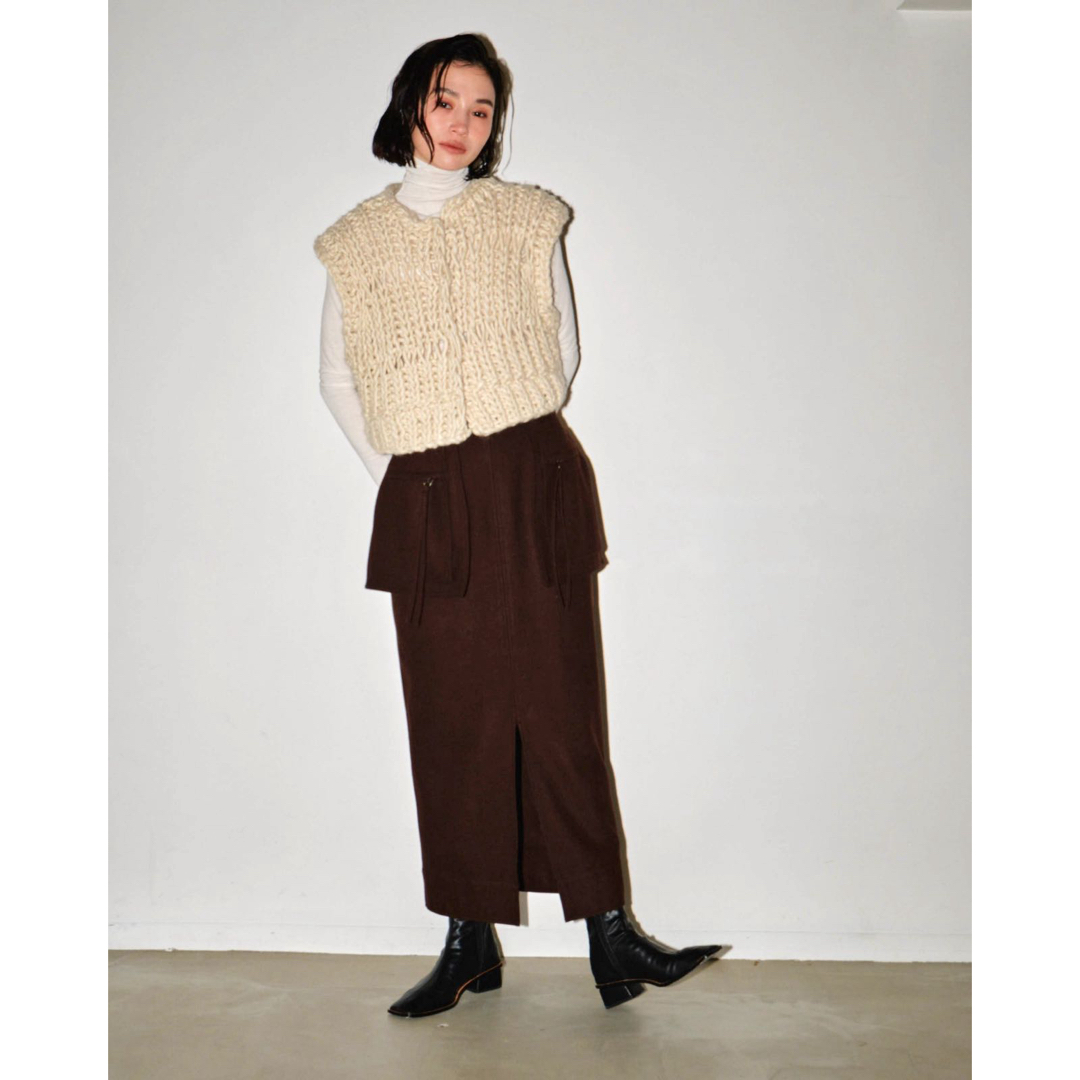 TODAYFUL(トゥデイフル)のTODAYFUL Chunky Hand Knitvest レディースのトップス(ベスト/ジレ)の商品写真