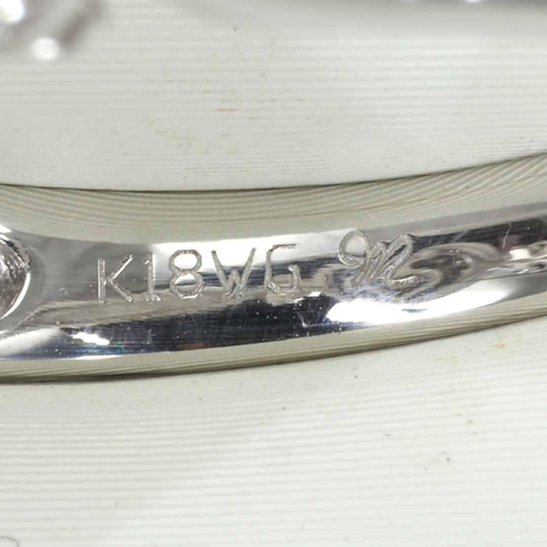 笠原真寿美 リング ダイヤ ダイヤモンド 0.75ct ハート パヴェ 13.5号 K18WG  レディースのアクセサリー(リング(指輪))の商品写真