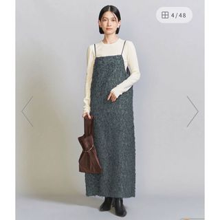 ビューティアンドユースユナイテッドアローズ(BEAUTY&YOUTH UNITED ARROWS)のBEAUTY&YOUTH フリンジ キャミワンピース(ロングワンピース/マキシワンピース)