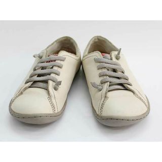 カンペール(CAMPER)の【値下げ!】▼カンペール/CAMPER▼19.5cm位 シューズ/靴 ベージュ×グレー【中古】 子供 キッズ kids  男の子 女の子 春夏秋冬 501132 shoes(その他)