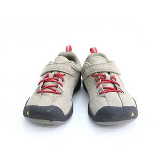 キーン(KEEN)の▼キーン/KEEN▼18.5cm シューズ/靴 赤×グレージュ×黒 【中古】 子供 キッズ kids 男の子 秋冬 shoes 712132(その他)