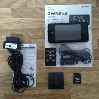 ユピテル(Yupiteru)のGWR91sd ジャンク品　OBD12-M付き(レーダー探知機)