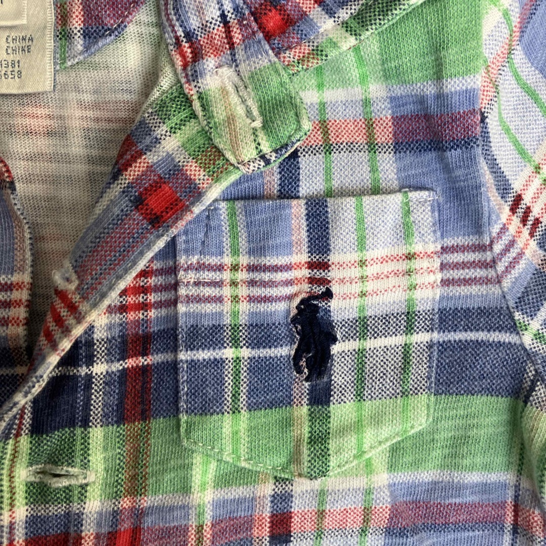 Ralph Lauren(ラルフローレン)のラルフローレン　半袖　ロンパース キッズ/ベビー/マタニティのベビー服(~85cm)(ロンパース)の商品写真