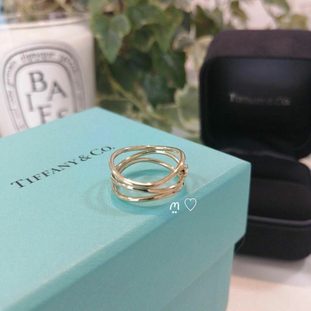 Tiffany & Co.(ティファニー)のティファニー　ウェーブ3ロウダイヤモンドリング　7号　K18ゴールド　3連　現行 レディースのアクセサリー(リング(指輪))の商品写真