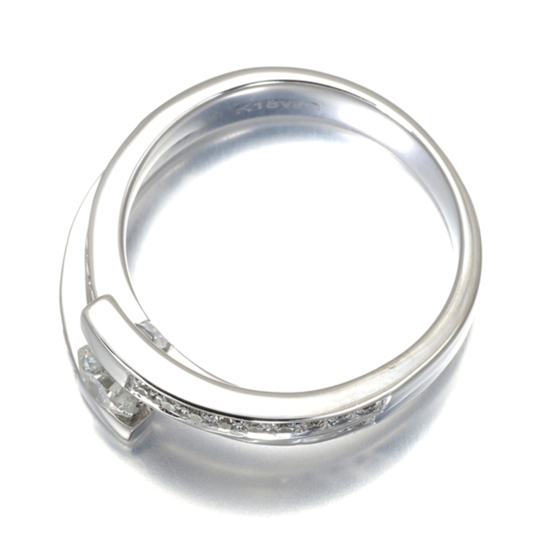 ダイヤ ダイヤモンド 0.30ct/0.25ct リング K18WG 大幅値下げ品 レディースのアクセサリー(リング(指輪))の商品写真