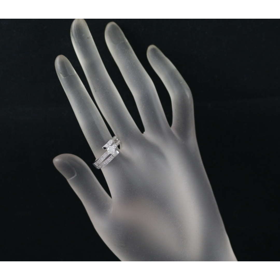 ダイヤ ダイヤモンド 0.30ct/0.25ct リング K18WG 大幅値下げ品 レディースのアクセサリー(リング(指輪))の商品写真