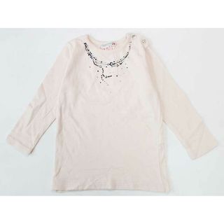 【値下げ!】☆ボンポワン/BONPOINT☆80cm 長袖Tシャツ/長袖カットソー/ロンT ベビーピンク 【中古】子供服 キッズ kids ベビー服 baby 女の子 春秋冬 410122 tops(Ｔシャツ)