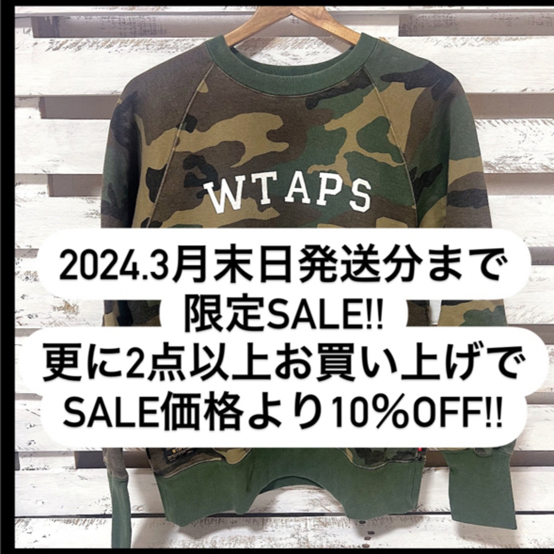 wtaps/カモフラトレーナーの通販 by nico｜ラクマ