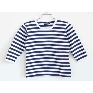 マリメッコ(marimekko)の†マリメッコ/ｍarimekko†80cm 長袖Tシャツ/長袖カットソー/ロンT 紺×白【中古】子供服 キッズ kids ベビー服 baby 男の子 女の子 春秋 tops 612042(Ｔシャツ)