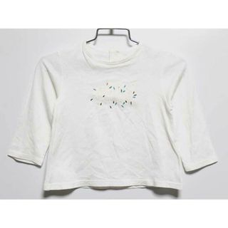 ‡クロエ/Chloe‡85cm 長袖Tシャツ/長袖カットソー/ロンT 白系【中古】子供服 キッズ kids ベビー服 baby 女の子 春秋 tops 602042