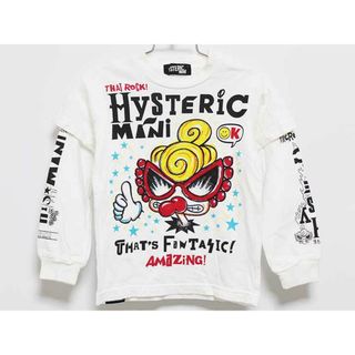 ‡ヒステリックミニ/HYSTERIC MINI‡90ｃｍ 長袖Tシャツ/長袖カットソー/ロンT 白系【中古】子供服 キッズ kids ベビー服 baby 男の子 女の子 春秋 tops 722042