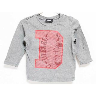 ディーゼル(DIESEL)の【値下げ!】‡ディーゼルキッズ/DIESEL kids‡80cm 長袖Tシャツ/長袖カットソー/ロンT グレー【中古】子供服 キッズ kids ベビー服 baby 男の子 春秋 122032 tops(Ｔシャツ)