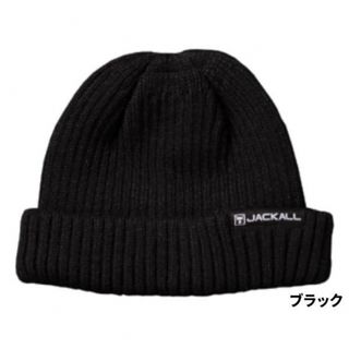 ジャッカル(JACKALL)のジャッカル 防寒キャップ ニットビーニー フリー ブラック(ニット帽/ビーニー)