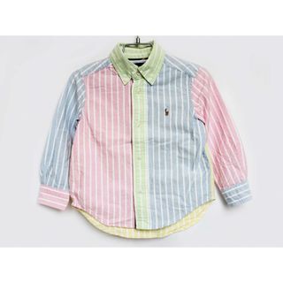 ラルフローレン(Ralph Lauren)の[ラルフローレン/Ralph Lauren]90cm 長袖シャツ ブルー×マルチカラー【中古】子供服 キッズ kids ベビー服 baby 男の子 春 tops 322042(シャツ/カットソー)