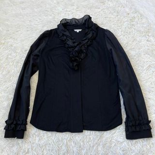 トゥービーシック(TO BE CHIC)のtobechic トゥービーシック　フリル　シャツ　切替(シャツ/ブラウス(長袖/七分))