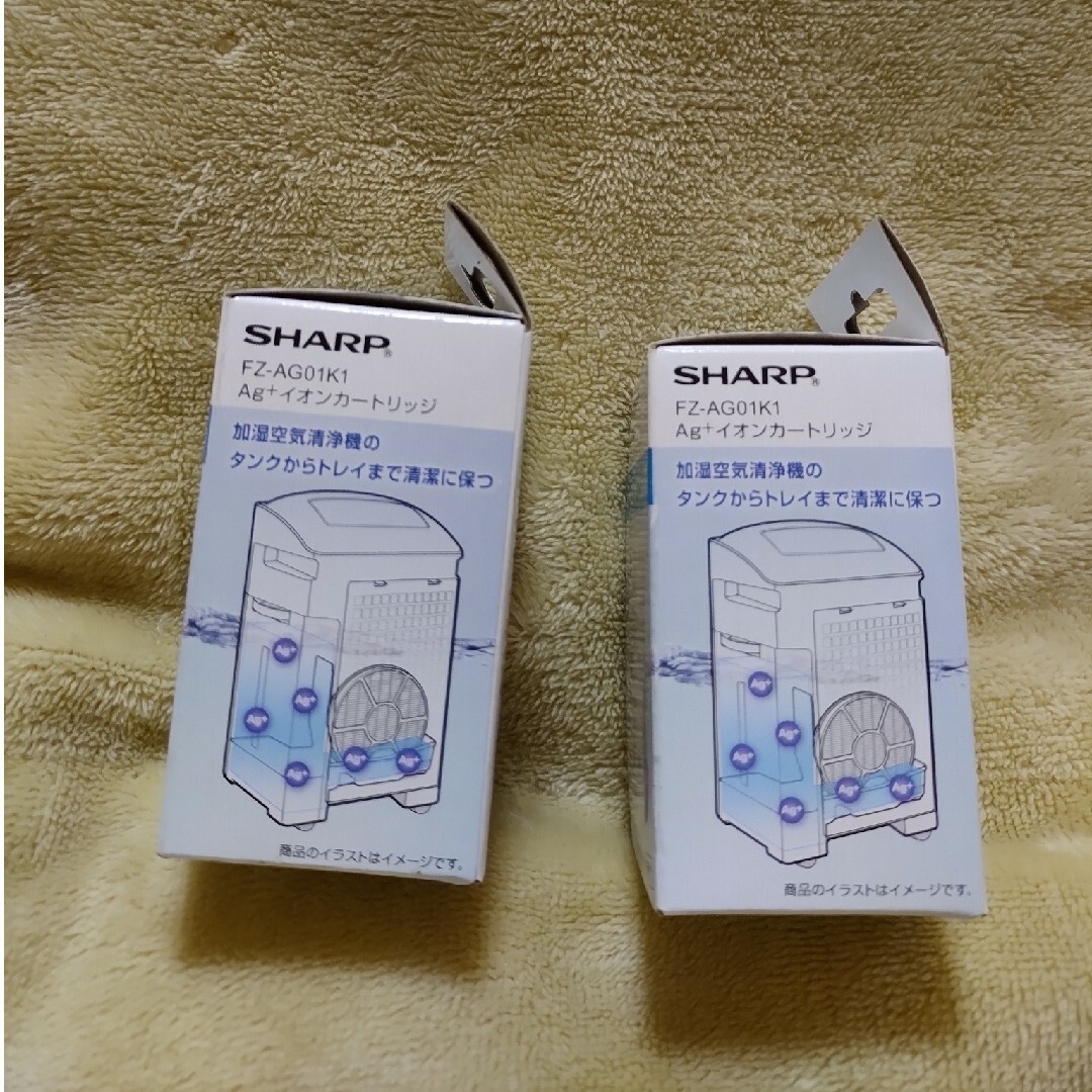 SHARP(シャープ)のシャープ加湿空気清浄機カートリッジ スマホ/家電/カメラの生活家電(空気清浄器)の商品写真