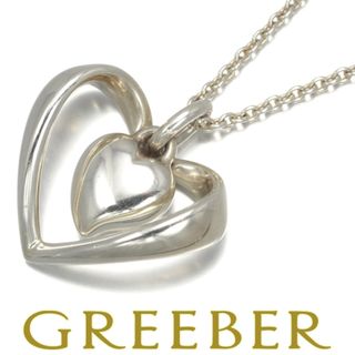 ジョージジェンセン(Georg Jensen)のジョージジェンセン ネックレス ダブルハート シルバー925 (ネックレス)