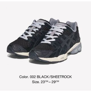 アシックス(asics)のENNOY asics GEL-NIMBUS 9 (BLACK)  (スニーカー)