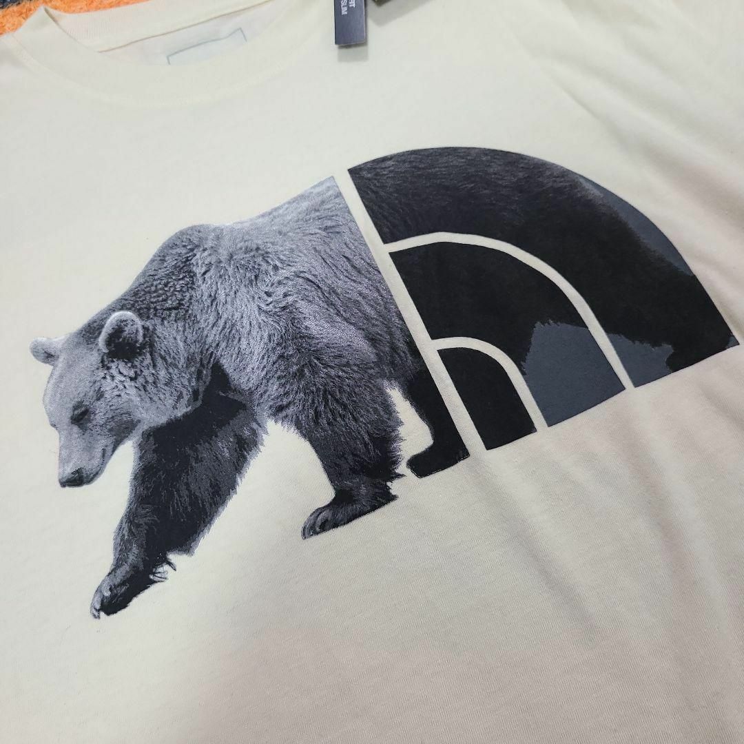THE NORTH FACE(ザノースフェイス)のL ベア 熊 アメリカ ノースフェイス Tシャツ ロゴ ハーフドーム ホワイト メンズのトップス(Tシャツ/カットソー(半袖/袖なし))の商品写真