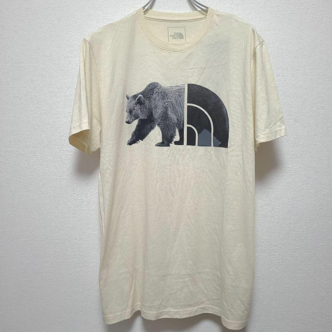 THE NORTH FACE(ザノースフェイス)のM ベア 熊 アメリカ ノースフェイス Tシャツ ロゴ ハーフドーム ホワイト メンズのトップス(Tシャツ/カットソー(半袖/袖なし))の商品写真