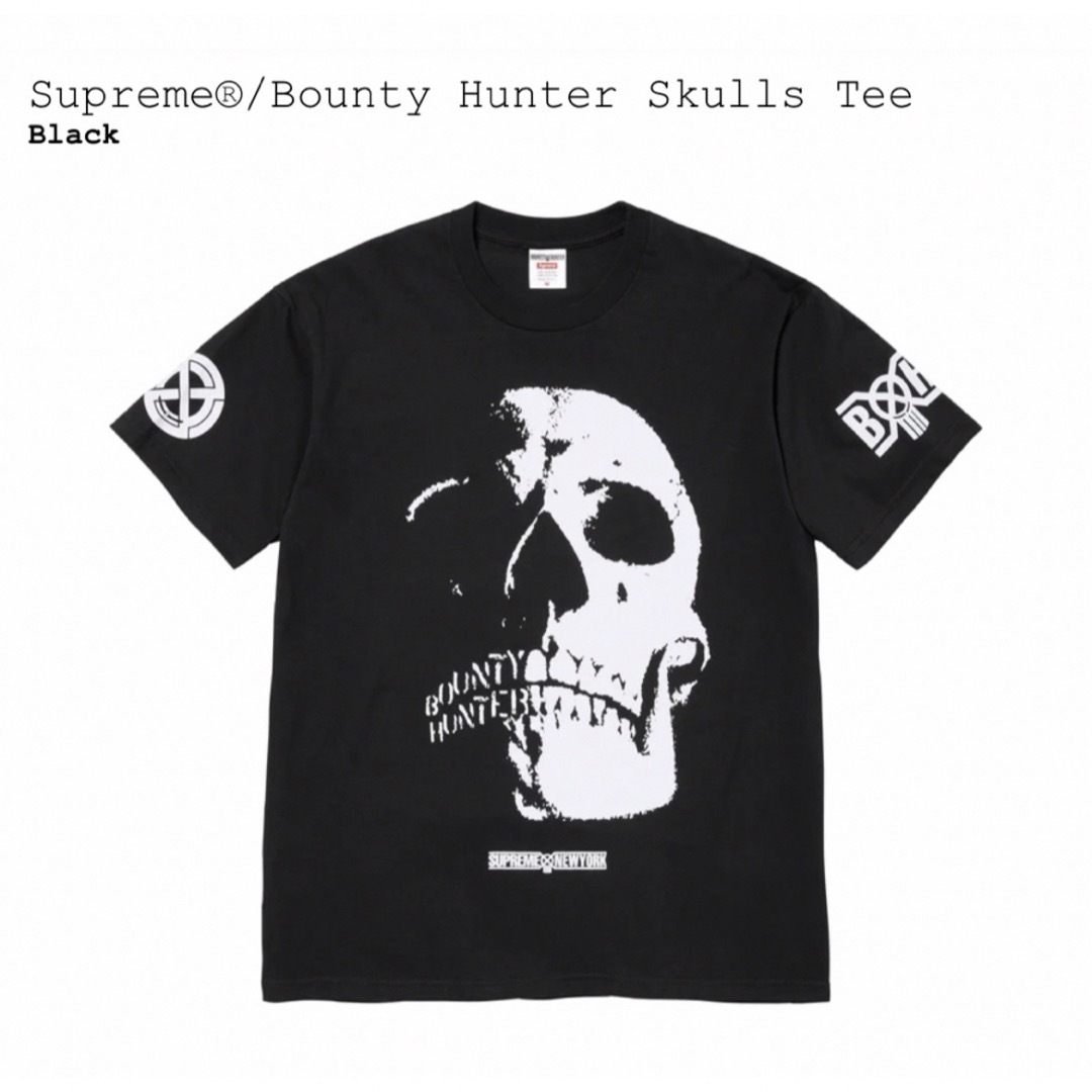 Supreme Bounty Hunter Skulls Tee Black
